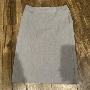 Jules And Leopold Skirt Small Black And White Stripes Pencil Knee Length